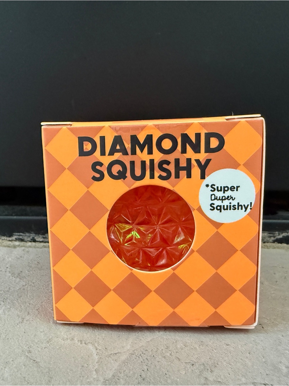Diamond Squishy Orange Diamond Squishy Toy